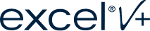 excel V+ logo.